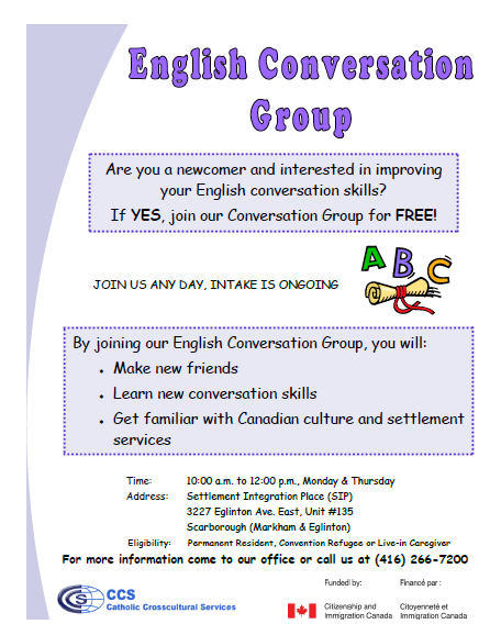 Flyer-English Conversation Group